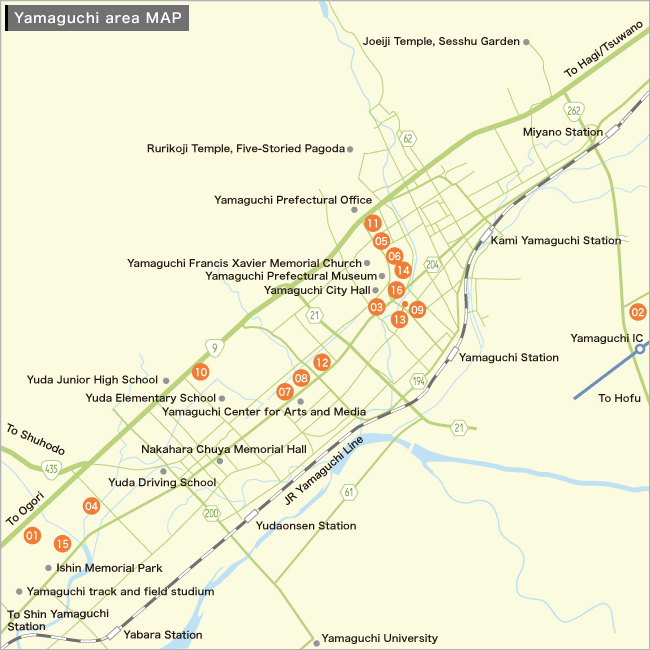 Yamaguchi area MAP