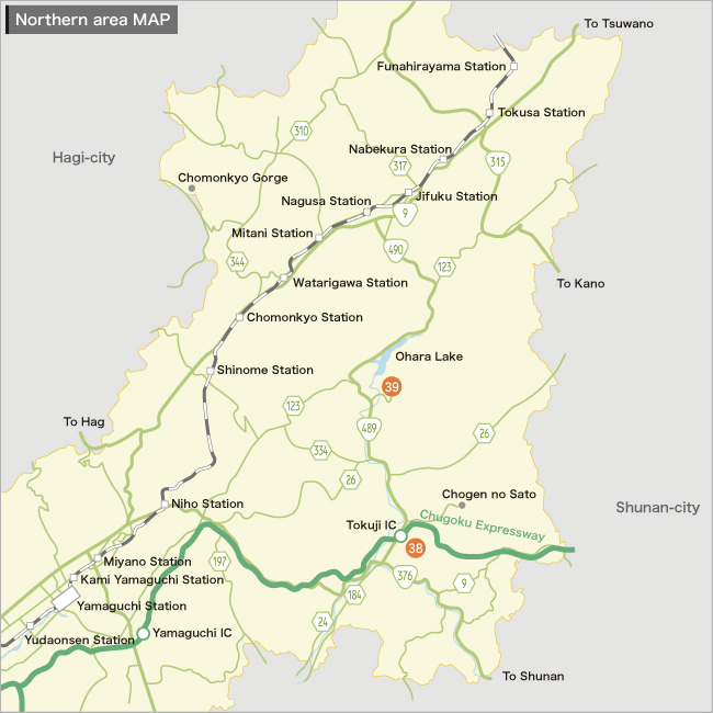 Northern area (Tokuji/Ato)MAP