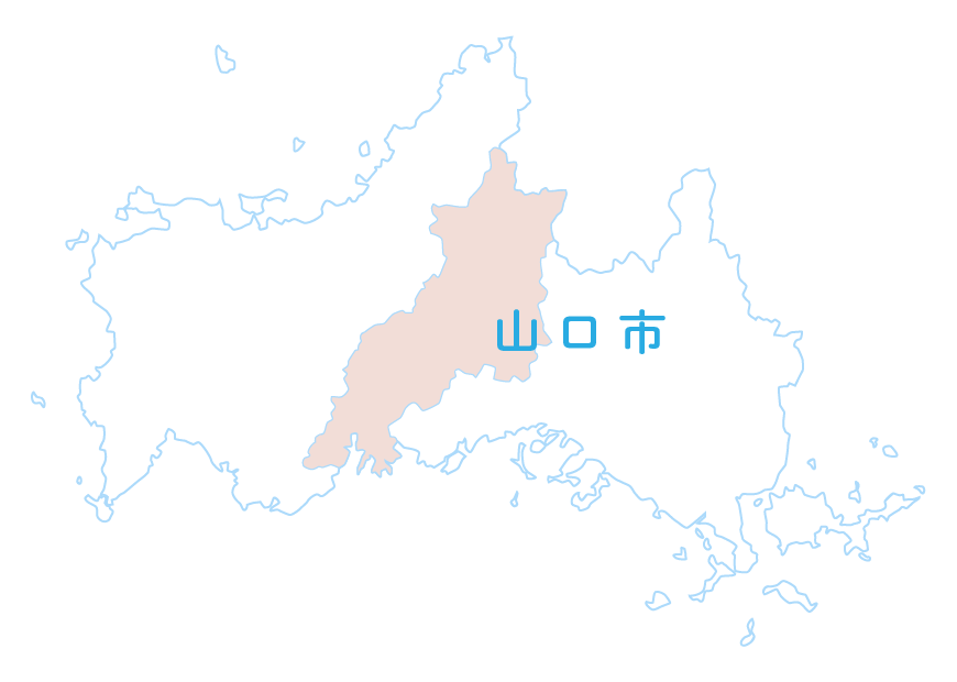 山口県・山口市マップ