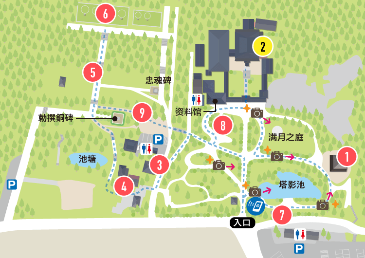 香山公园地图