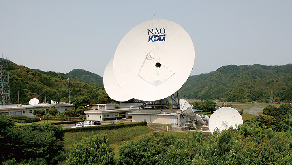 KDDI山口衛星通信センター・パラボラ館