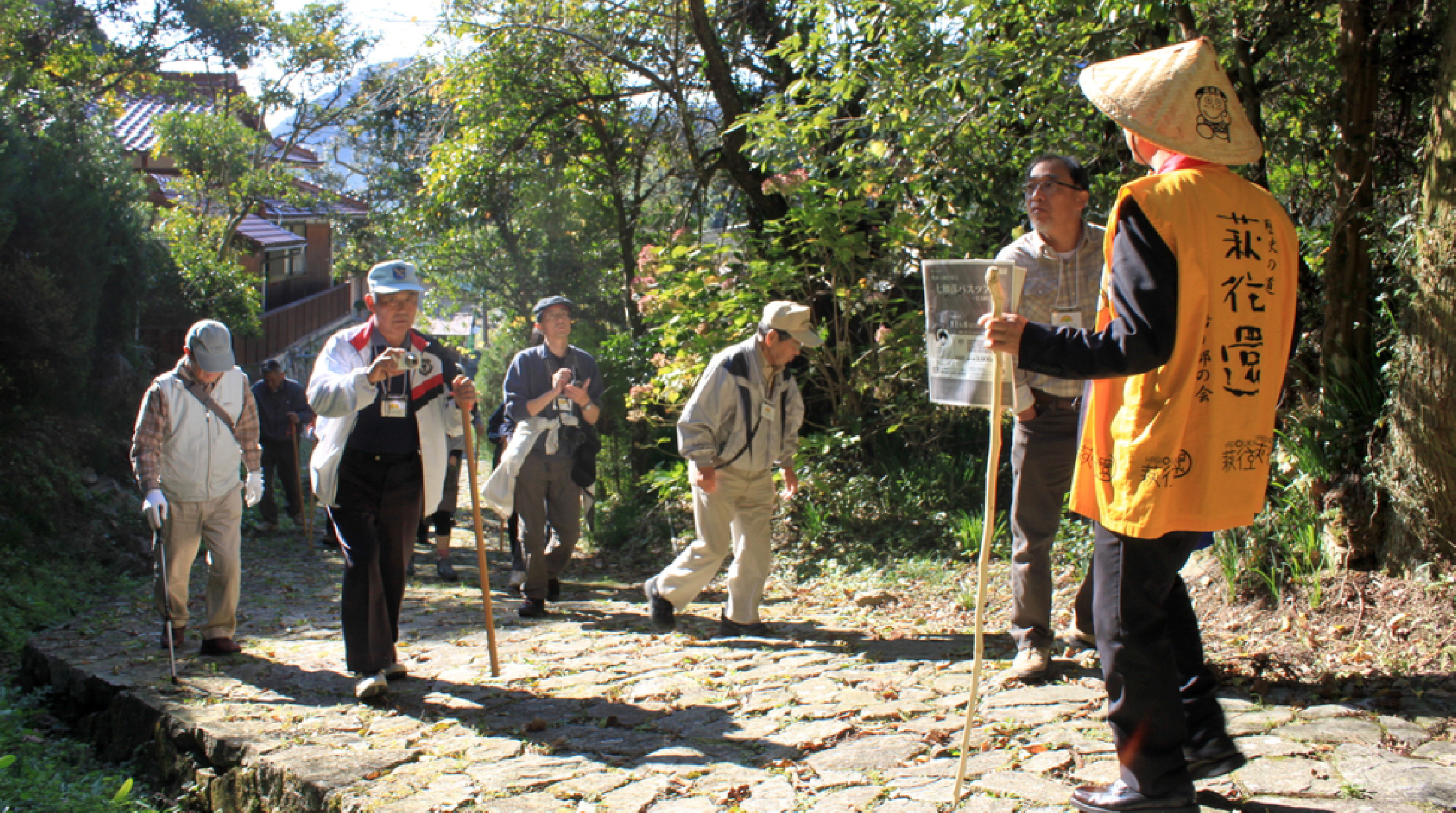 與專業導覽人員一起健走漫遊 萩往還銅板價路線 一之坂川四十二彎路線