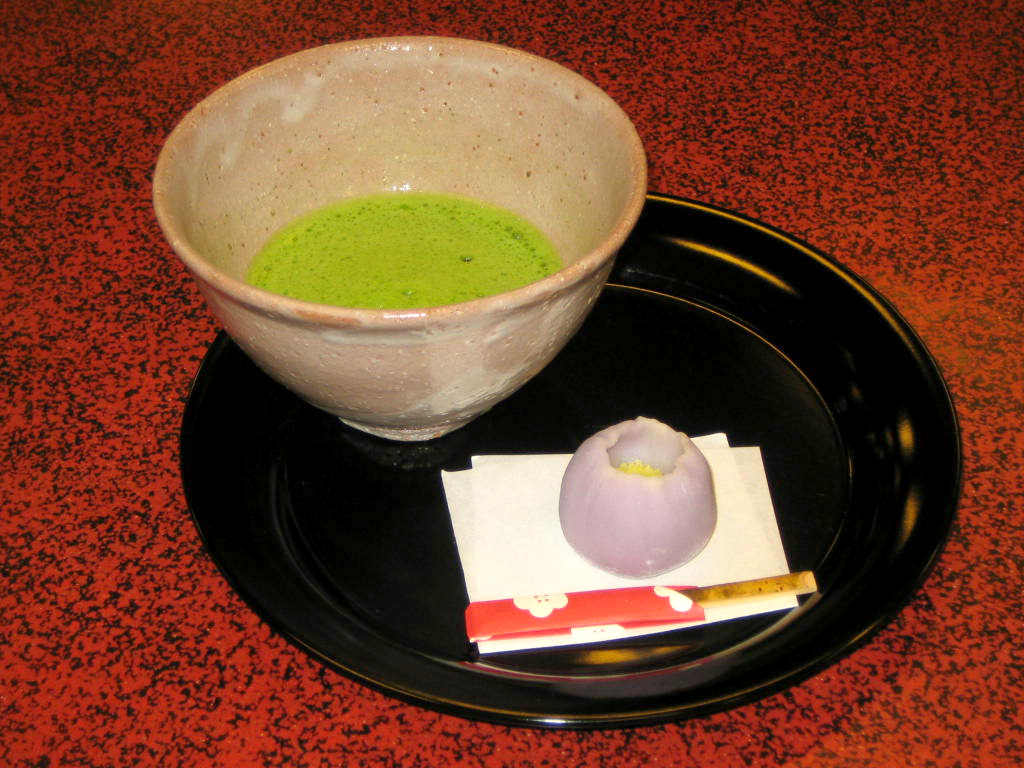 Degustación de té verde “matcha”