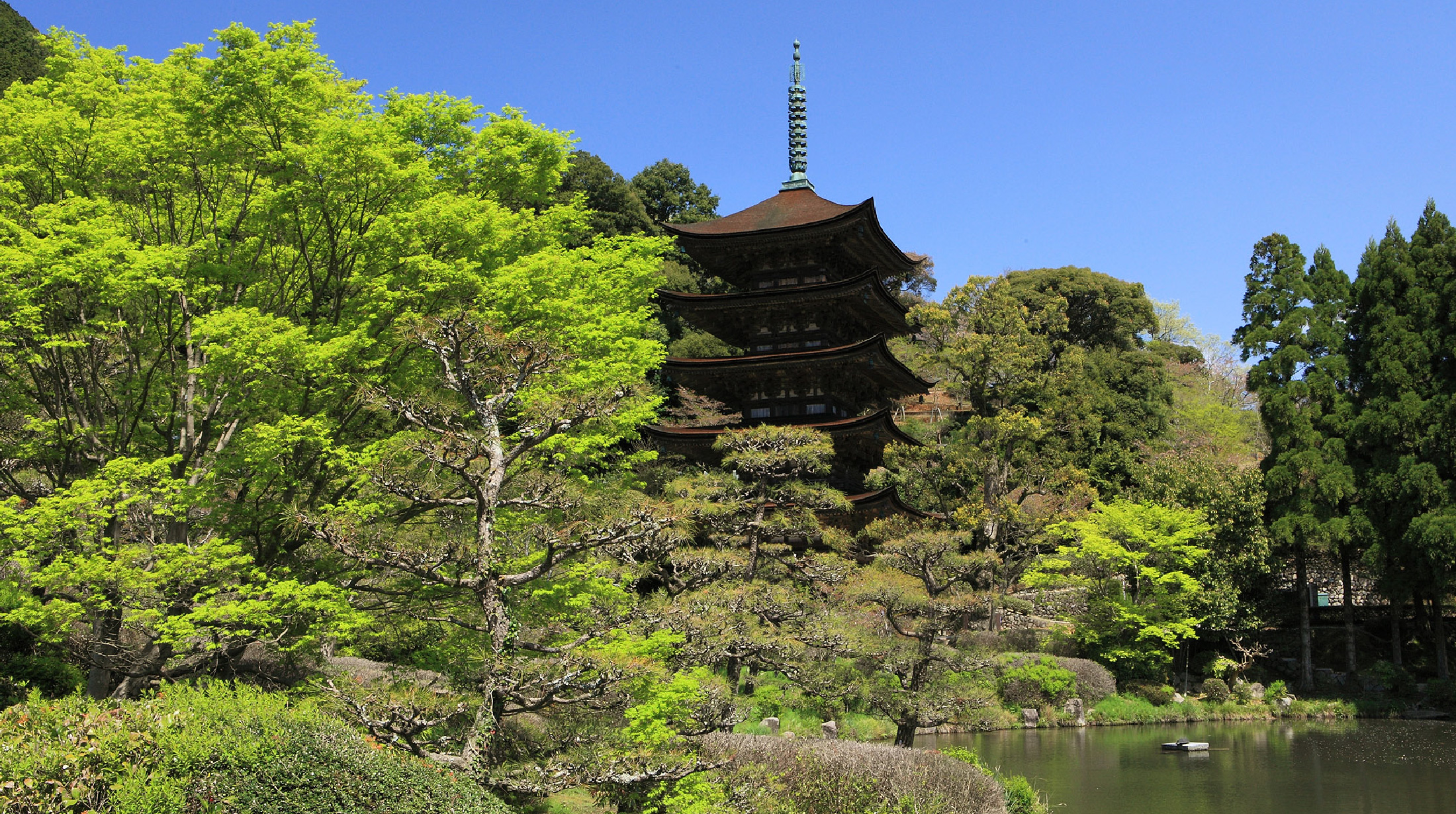 RURIKŌJI TEMPLE and FIVE-STORIED PAGODA (National treasure)