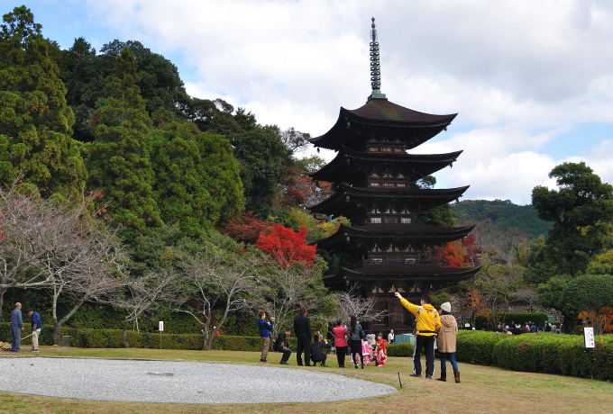 RURIKŌJI TEMPLE and FIVE-STORIED PAGODA (National treasure)