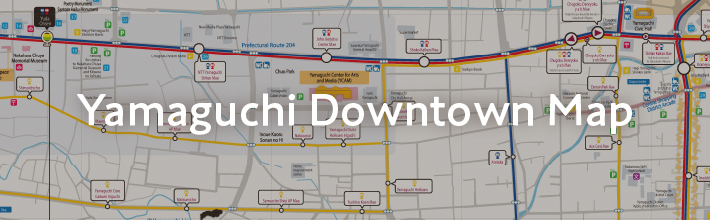 Yamaguchi Downtown Map